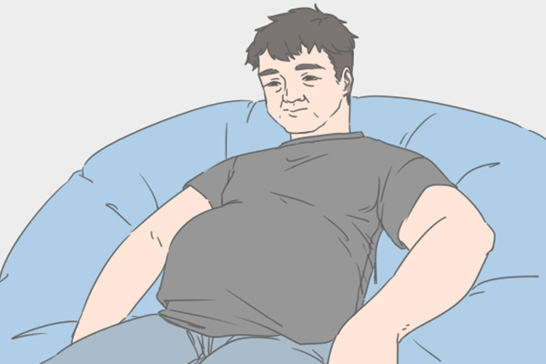 坏习惯导致的大肚子，这个小动作减肚子