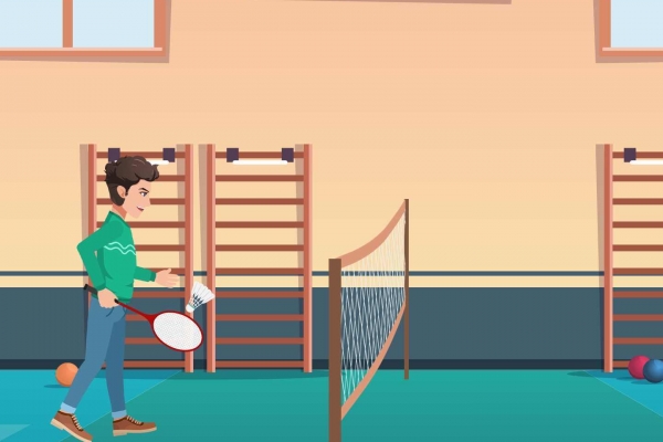 羽毛球 白领瘦身新宠