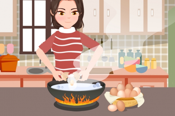 香椿炒鸡蛋怎么炒不黑 鸡蛋日常美味做法