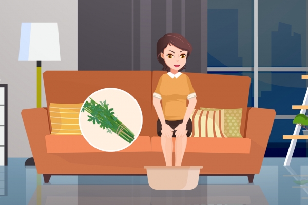 艾叶泡脚能治疗感冒吗？ 艾叶泡脚的功效