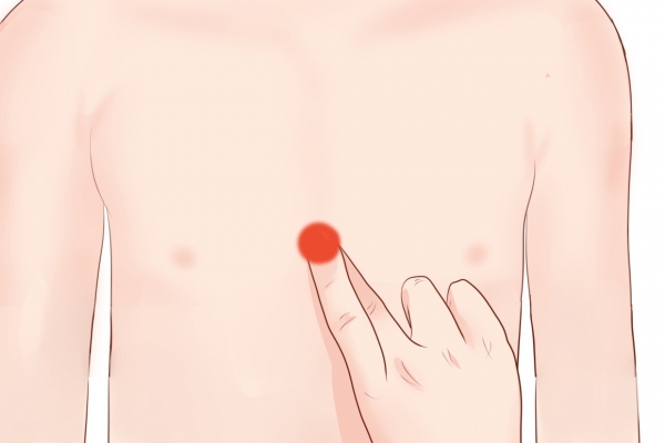 男性按摩膻中穴的好处 自己怎么按摩膻中穴