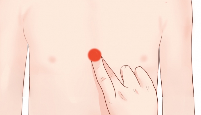 胸口中间是什么穴位 正常人膻中按压会疼吗？